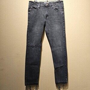 We The Free Raw Hem Straight Leg Jeans Size 27